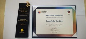 Trina Solar, EU 선정 탈탄소 리더 등극